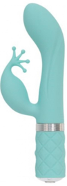 Pillow Talk - Kinky Rabbit & G-Spot Vibrator - Teal