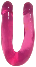 Lollicock - Sweet Slim Double Dipper Dildo - Cherry Ice - 33 cm