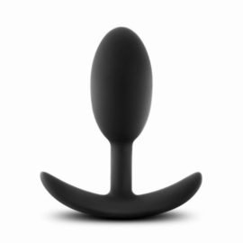 Anal Adventures Platinum - Vibra Slim Verzwaarde Anaal Plug -Medium