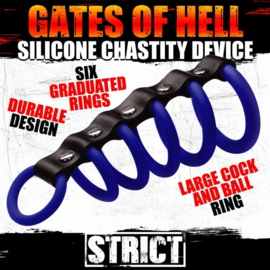 Gates of Hell Chastity Device- Zwart