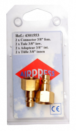 Airpress 2 x insteektule (Euro 3/8" inw)