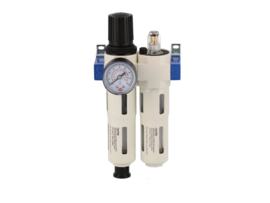 Olie-/Waterafscheider reduceerventiel en olienevelaar 3/8" 15 bar -