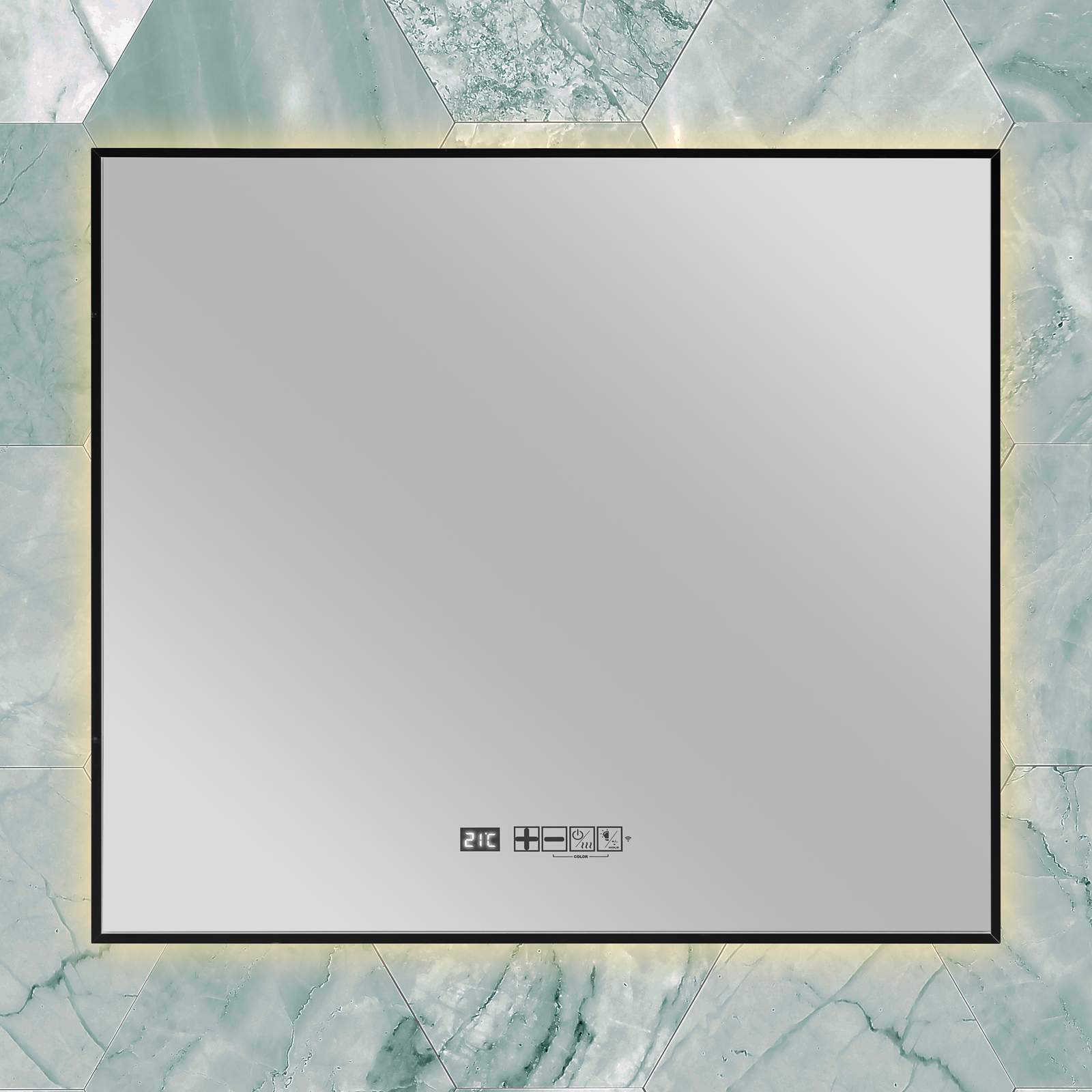 Eurom Sani Mirror LED WiFi 400 Black