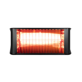 Eurom | Hangende Terrasverwarming | Elektrisch |  Golden 2400 Giant | 2400W | 27m² | Golden Amber | Afst. & dimmer | 334975