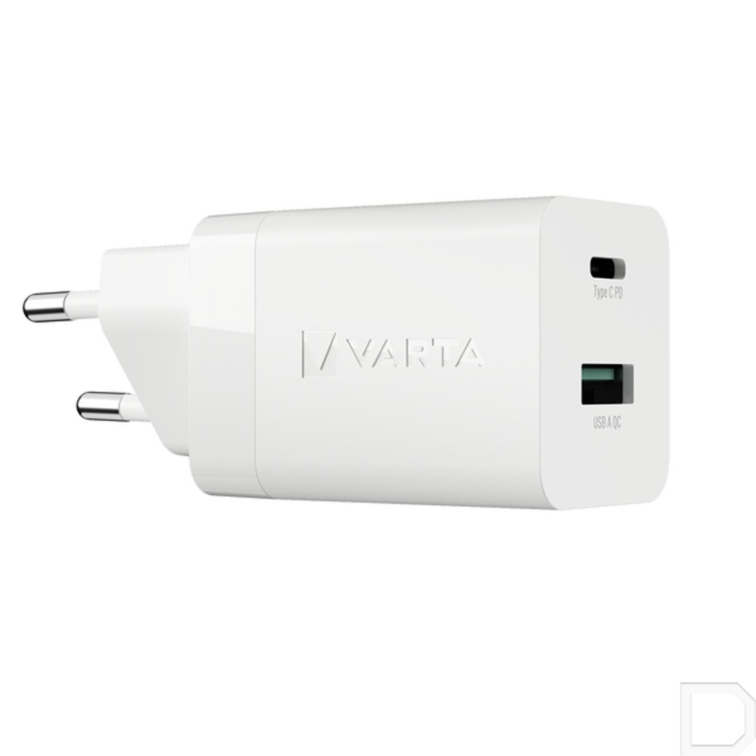 Varta Speed Charger 38 W met USB en USB-C uitgang