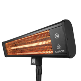 Eurom | Staande Terrasverwarming | Elektrisch |  TH1800S | 1800W | 14m² | Carbon | 333978