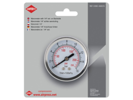 Manometer 1/4'' x 50 mm  0 - 16 bar