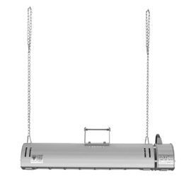 Eurom | Hangende Terrasverwarming | Elektrisch | Golden 2500 Ultra RCD | 2500W | 20m² | Golden Halogeen | Afst. & dimmer | 334555