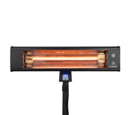 Eurom | Staande Terrasverwarming | Elektrisch |  TH1800S | 1800W | 14m² | Carbon | 333978