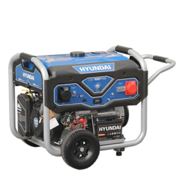 Hyundai Generator 5,5 kW met 420cc 4takt-benzinemotor FULL POWER