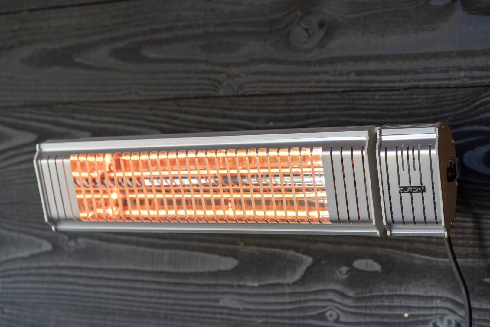 Eurom | Hangende Terrasverwarming | Elektrisch | Golden 2000 Amber smart | 2000W | 22m² | Golden Amber | Afst. + APP & dimmer | 334104