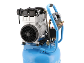 Stille Olievrije Compressor LMVO 40-250 8 bar 2 pk 150 l/min 38 l