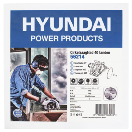 Hyundai Zaagblad 40T/185mm voor 56212
