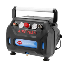 Airpress zuigercompressor H 215/6 - 230V - 8 bar - olievrij - semi pro - 36943