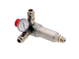 Airpress reduceer/reinigercombinatie 3/8"
