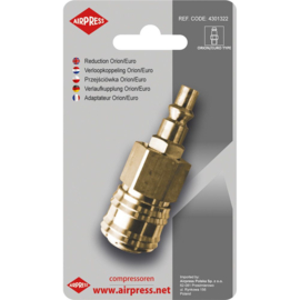 Airpress verloopadapter Orion/Euro