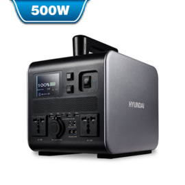 Hyundai Draagbare Li-Ion AC/DC powerstation 500W | HPS-600