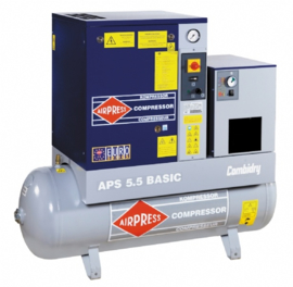 Airpress Schroefcompressor APS 7,5 Basic CombiDry