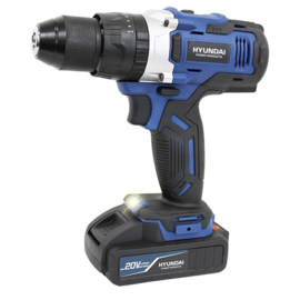 Hyundai 20V accuboormachine in aluminium koffer