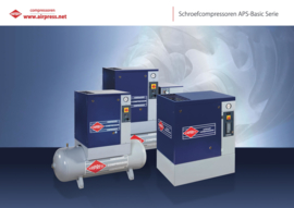 Airpress Schroefcompressor APS 10 Basic CombiDry (500L tank)