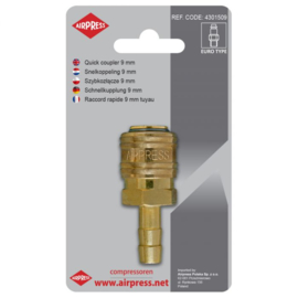 Airpress euro snelkoppeling (slangaansluiting 10mm)
