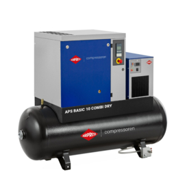 Airpress Schroefcompressor APS 10 Basic CombiDry (500L tank)