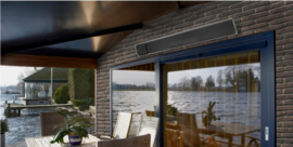 Eurom | Hangende Terrasverwarming | Elektrisch | Outdoor Heatpanel 2400 RC | 2400W | 16m² | 334395