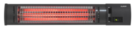 Eurom | Hangende Terrasverwarming | Elektrisch | Golden 1500 shadow | 750 - 1500W | 18m² | Afst. & Dimmer  | Golden Shadow | 334425