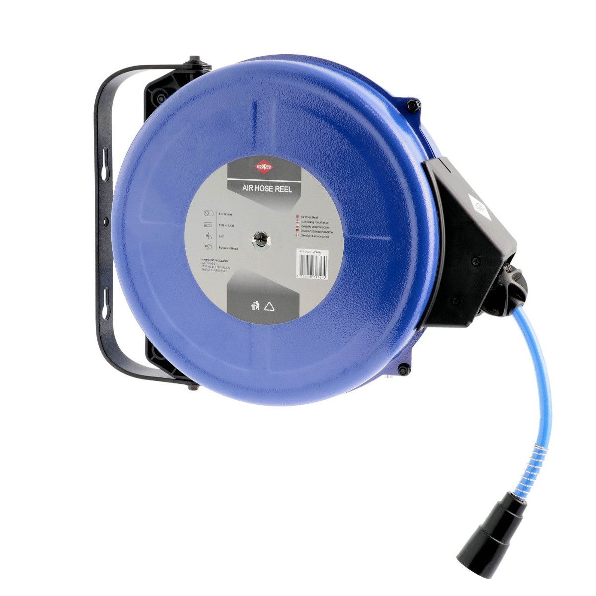 Airpress  Luchtslanghaspel (prof.) 15M Ø8