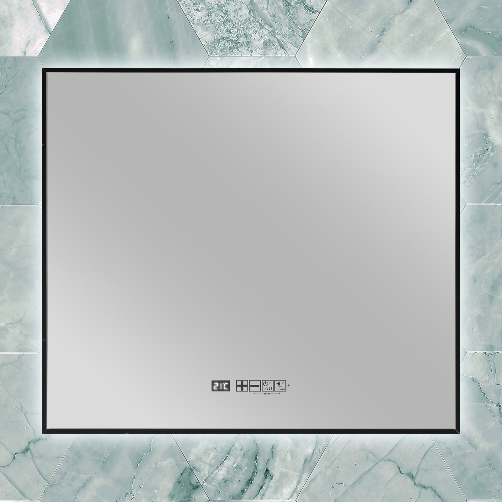Eurom Sani Mirror LED WiFi 400 Black