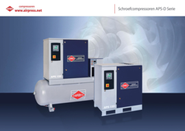 Airpress Schroefcompressor APS -D 7,5 CombiDry (+ ES 3000 energy saver systeem)