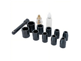 Airpress slagmoersleutelset (1/2") 353Nm incl 10 Slagdoppen