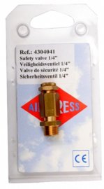 Airpress veiligheidsventiel 3/8"(instelbaar)