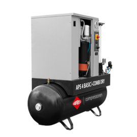 Airpress shroefcompressor APS 4 Basic i-Combi Dry met adsorptiedroger