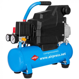 Airpress zuigercompressor H 185/6  - 230V - 8 bar - hobby