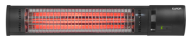 Eurom | Hangende Terrasverwarming | Elektrisch | Golden 1500 shadow | 750 - 1500W | 18m² | Afst. & Dimmer  | Golden Shadow | 334425