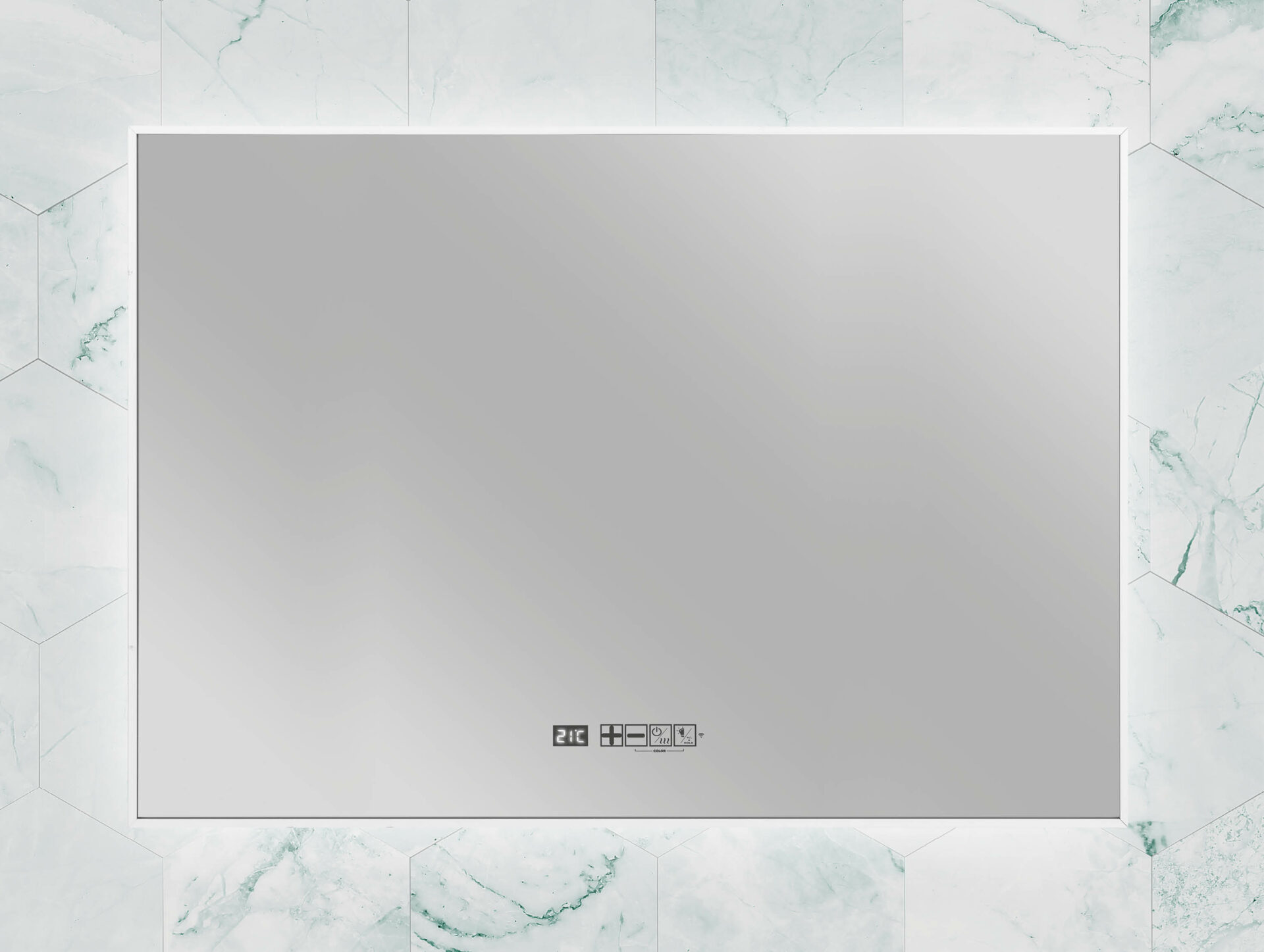 Eurom Sani Mirror LED WiFi 600 Black