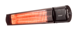 Eurom | Hangende Terrasverwarming | Elektrisch | Golden 1800 Comfort RC Black | 1800W | 16m² | Afst. | Golden halogeen | 334845