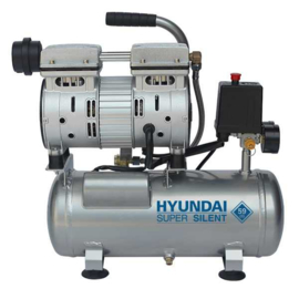 Hyundai Geluidsarme olievrije zuigercompressor L 6 - SILENT - 230V - 8 bar - hobby
