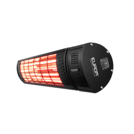 Eurom | Hangende Terrasverwarming | Elektrisch | Golden 2000 Ultra RCD Black | 2000W | 20m² | Golden Halogeen | Afst. & dimmer | 334531