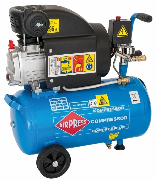 Airpress Compressoren uit de blauwe serie basis lijn