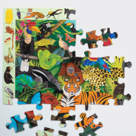 Zoek en Vind puzzel Bosdieren -  4j