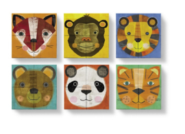 Blok puzzel Dieren