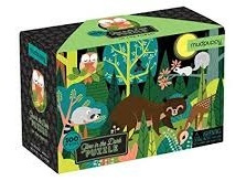 Glow in the dark puzzel Bos -5j