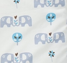 Babypyjama olifant met voetjes  -  biologisch katoen