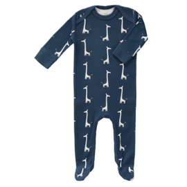 Babypyjama Giraf met voetjes  -  biologisch katoen