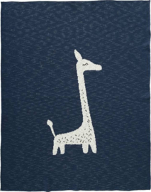 Gebreide ledikant deken Giraf