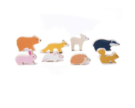 Houten dieren set