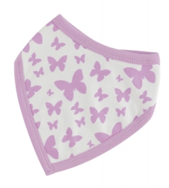 Babyvest met vlinders – roze biologisch katoen