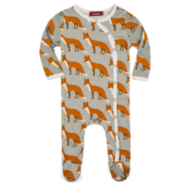 Baby pyjama Vos  - grijs (3-6 maanden)